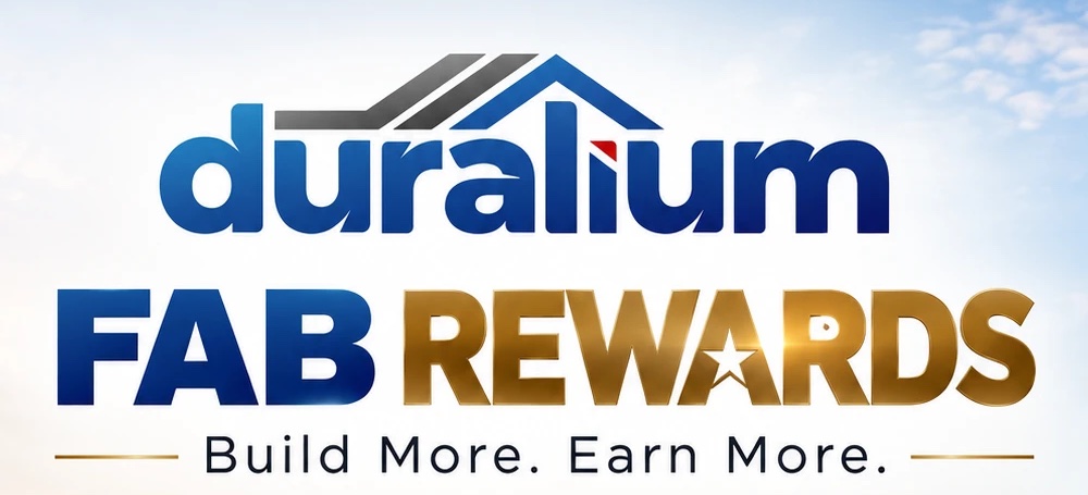 Duralium Fab Rewards. Build More. Earn More.